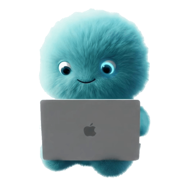 Fluffy code animation